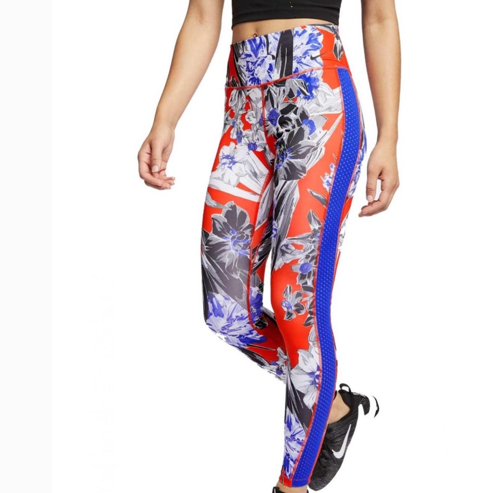 NIKE One Dri-Fit Hyper Femme leggings floral patterns